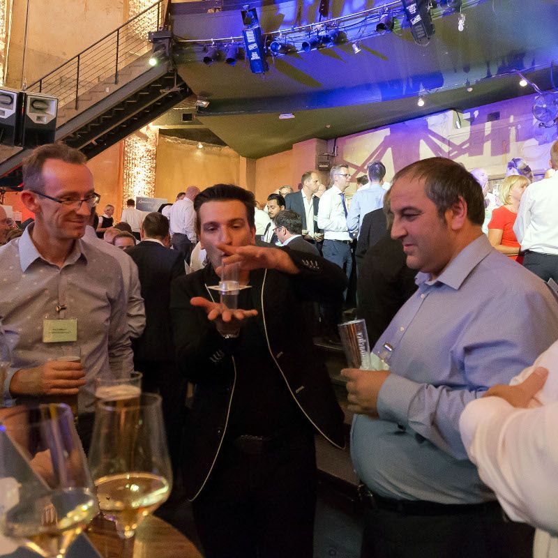 Zauberer Messe Animation