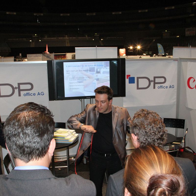 Zauberer Messe-Auftritt