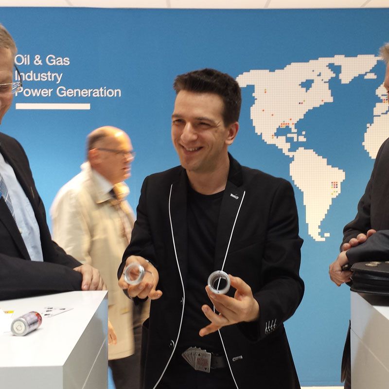 Zauberer Publikum Messe